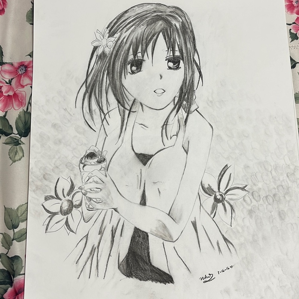 Anime drawing